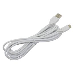 100 pièces 3m USB chargeur alimentation câble de charge cordon de données pour Nintendo Wii U Pad contrôleur Joypad