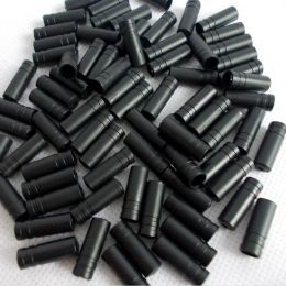 100pcs 4 mm / 5 mm Ligne de changement de vélo Capuchage de tuyau de tuyau de bicyclette de freinage de frein