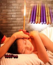 100 stcs 50pairs goedkope en hoogwaardige therapie Medical Natural Beewax oorkaarsen Multicolor Ear Care Candles254Z8046869