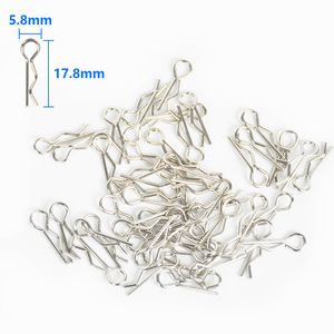 100pcs 50pcs rc parties de voiture 1/10 1/8 voitures Clips de carrosserie coquilles Pins Habilage de verrouillage