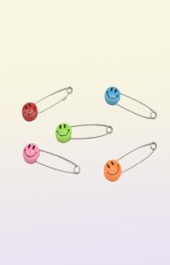 100 pièces 53mm épingles de sûreté pour couches pour bébé épingles de sûreté en plastique visage souriant coloré 7350516