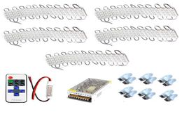 100 pièces 5630 LED Module lumière 3 LED pour signe extérieur lettre éclairage étanche luminosité réglable RF télécommande Powe5356398