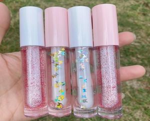 100 stks 58 ml Lege Lipgloss Buizen Grote Borstel Glazuur met Doe Voet Applicator voor Vrouwen Meisjes DIY Cosmeticgood