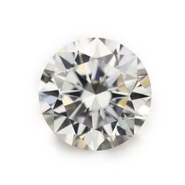 100 pièces 5A Grade blanc 0 8-1 7mm pierre de zircone cubique coupe ronde pierre CZ en vrac synthétique Gems287A