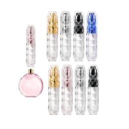 100 stcs 5 ml Refilleerbare mini -parfumverstuiver spuitfles Diamant Design draagbare kleine reisaccessoires geurpompcontainer