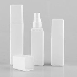 100 pièces 60 ml 75 ml 90 ml maquillage vide voyage en plastique blanc carré vaporisateur bouteilles pour Toner parfum outil 2023 nouveau Aavdf
