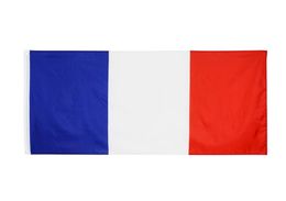 100pcs 60x90cm France France Polyester imprimé Banner European avec 2 œillets en laiton pour suspendre les drapeaux nationaux français et Ban8809334