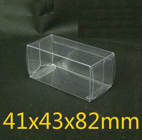 100PCS 8.2X4.3X4.1CM PVC Clear MATCHBOX TOMY Toy Car Model 1/64 1:64 TOMICA Hot Wheels Caja de protección de pantalla a prueba de polvo