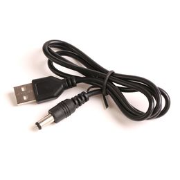 100 STKS 80 cm USB Power Oplaadkabel 5.5mm * 2.1mm USB NAAR DC 5.5 * 2.1mm Power Kabel jack