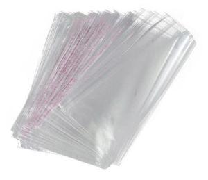 100pcs 8x12cm 35x50cm sacs auto-adhésive transparent refermable clear cellophane Poly sacs OPP Packaging Sac bijoux Pouch9174794259320