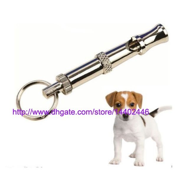 100pcs beaucoup Pet Dog Training Réglable Ultrasonic Sound Whistle Dog Training Tool Formation mignonne, livraison gratuite