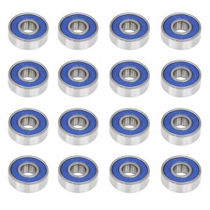 100 stks ABEC-9 608-2RS rolschaatsen lager 608RS 608 2RS roller skate wiellager 8 22 7 mm skateboard kogellagers276e