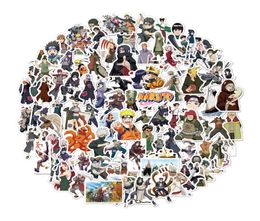 100 pièces autocollants Anime sasigi cool dessin animé ninja imperméable vinyle décalcomanies pour ordinateur portable bouteilles d'eau 6863758
