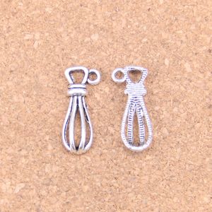 100 stks Antiek Zilver Brons Geplateerd Eggbeater Whisk Keuken Koken Charms Hanger DIY Ketting Armband Bangle Bevindingen 13 * 10mm