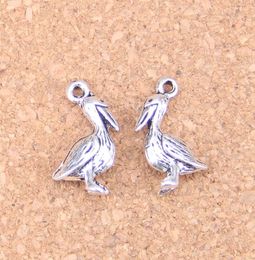 100 stcs antiek zilveren bronzen vergulde pelikaan zeevogel charmes hanger diy ketting armband bangle bevindingen 189 mm7421238
