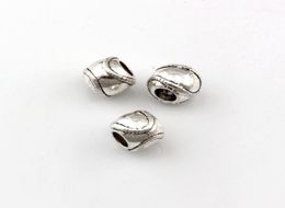 100 stcs antieke zilveren zink legering sport honkbal spacers grote gaten kralen voor sieraden maken armband ketting diy accessoires F15533168