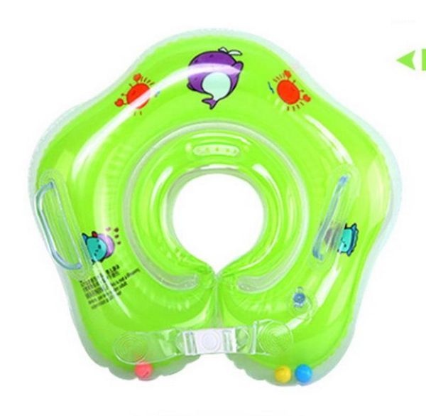 100 pièces bébé natation cou anneau Tube sécurité infantile flotteur cercle pour se baigner gonflable eau gilet de sauvetage bouée