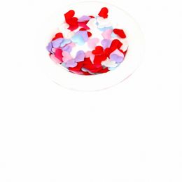 100pcs/bolsa 2 cm Cfetti pétalos de rosa en forma de corazón Arreglo de boda Spge Heart Matrimonio Accorias Z9R8#