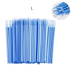 100 stks / zak Disposable Microbrush Eyelashes Extension Individuele Lash Removing Swab Micro Borstel voor Eyelash Extension Tools