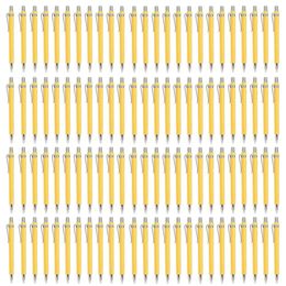 100 Stuks Bamboe Pen Bamboe Hout Balpen 1.0 Mm Bullet Tip Zakelijke Handtekening Balpen Kantoor School Schrijven briefpapier