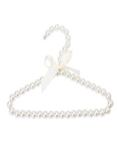 100pcs beaux 20 cm de perle de perle bébé habit de chien de chien cintre en plastique cintres blancs pour vêtements shophome linderie produit3555804