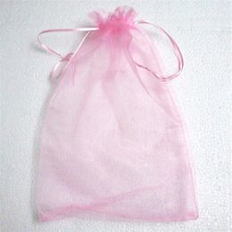 100 pièces grands sacs d'emballage en Organza pochettes à bijoux faveurs de mariage sac cadeau de fête de noël 20x30 cm 7 8x11 8 pouces 270o