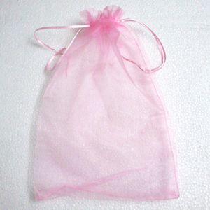 100 stcs Big Organza Packing Bags Favor houders sieradenzakken bruiloft gunsten kerstfeest cadeauzakje 20 x 30 cm / 7,8 x 11,8 inch