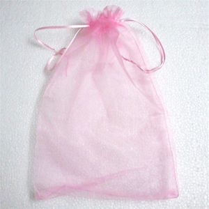 100 pièces grands sacs d'emballage en Organza pochettes à bijoux faveurs de mariage sac cadeau de fête de noël 20x30 cm 7 8x11 8 pouces 204O