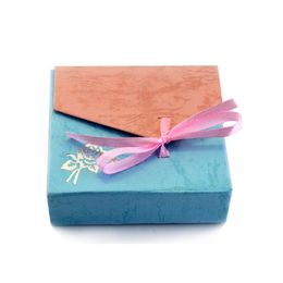 100 Uds pulsera azul brazalete reloj caja de regalo 9x9,5x3cm, fiesta de dulces vacaciones Año Nuevo Navidad/boda caja de regalo