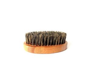 100pcs Bristles de sanglier Bamboo Brush Brush Moustache peut personnaliser le logo Men Bamboos Brushes3792378