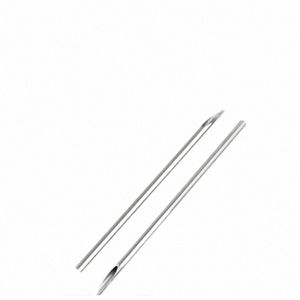 100pcs / boîte en acier inoxydable jetable tatouage aiguille de perçage nez lèvre oreille aiguille stérile pour beauté corps piercing bijoux outil D5f6 #