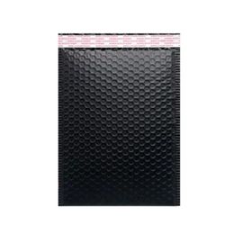 100 pièces enveloppe à bulles auto-scellante sacs en aluminium noir bulle Mailer pour emballage cadeau doublé Poly sac de mariage enveloppes d'expédition Ilxmt