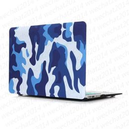 100 PCS Camouflage Caoutchouté Givré Mat Dur Shell Ordinateur Portable Cas Full Body Case Cover pour Apple Macbook Air Pro 11 '' 12 '' 13 " 15 "