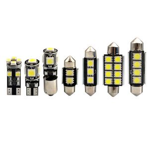 100 pièces Canbus 5050smd T10 w5w feston Ba9s voiture Signal lumière LED dégagement plafond panneau Instrument lecture ampoule Lampada