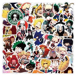 100pcs autocollant de voiture Cartoon Anime Stickers My Hero Academia Graffiti Boku No Hero Academia Character Decal Laptop Car Kids Sticker275d