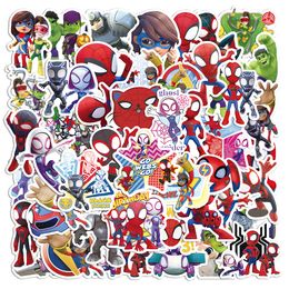 100PCS Cartoon Anime Graffiti Sticker Spider En Zijn Geweldige Vrienden Stickers Waterdichte Bagage Computer Notebook Helm Skateboard Cup Kid Decals speelgoed