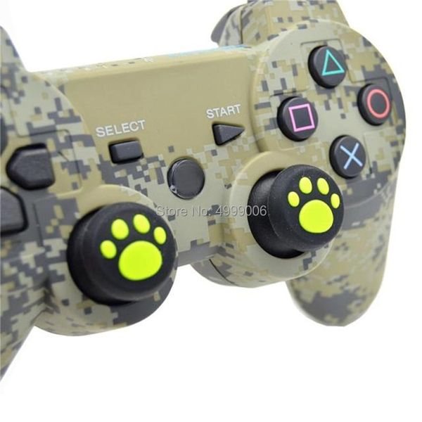 100pcs Cat Claw Silicone Capuchage analogique Couper les poignées Couvrer les capuchons de joystick pour PS5 PS4 Pro Slim PS3 Xbox 360 Controller