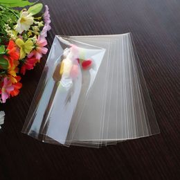 100 piezas de bolsas de plástico transparentes transparentes para dulces Lollipop Packing Candy Food Bag Favor Bolsa de regalo Opp