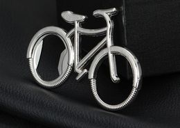 100 stks leukste modieuze fiets fiets metalen bier flesopener sleutelhanger sleutelhanger voor fiets minnaar biker creatieve cadeau voor fietsen