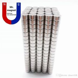 100 stks 3x8 3 * 8 mm Magneten 100 stks Bulk Kleine Ronde NDFEB Neodymium Disc Dia 3mm N35 Super Krachtige Sterke Zeldzame Aarde Magneet