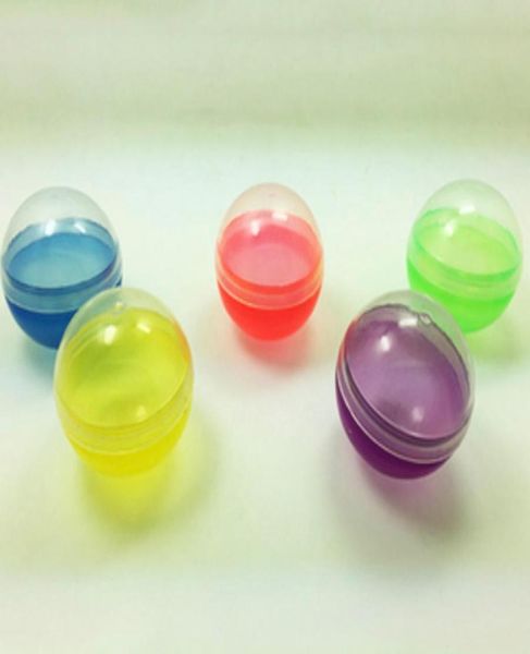 Capsules de jouets vides en plastique D50mm, 100 pièces, boules de coquille d'œuf, distributeur automatique coloré 1660526