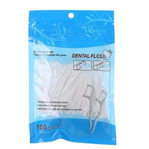 100 pièces fil dentaire choix de fil dentaire cure-dents bâton de dents nettoyage des dents interdentaire fil dentaire choisir soins d'hygiène buccale