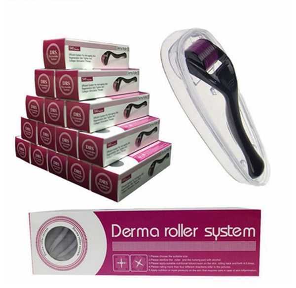 100pcs DHL DRS 540 Microneedle Scars Derma Roller Micro Aiguilles En Acier Inoxydable Thérapie De La Peau Soins Traitement Rajeunissement Outil De Beauté