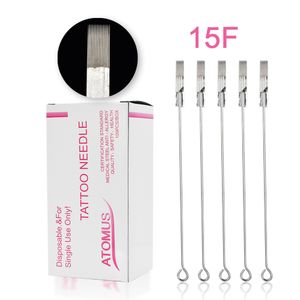 100 stks Wegwerp Body Tattoo Naalden 13F 15F Tattoo Naalden Steriele Wegwerpbare Punctie Naald voor Tattoo Needle