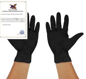 100pcs Gants en latex jetables Gants de poudre antistatique Gants de protecteur de protecteur de protecteur de la main non toxique 2318247