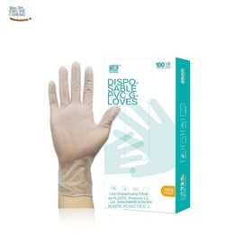 100pcs gants jetables en latex de vinyle blanc gants en caoutchouc de laboratoire à base d'acide antidérapant cuisine fournitures de nettoyage ménager 201021