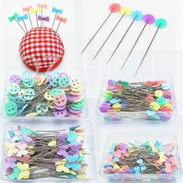 100pcs épingles de couturière broderie accessoires patchworks outils couture aiguille bricolage en acier inoxydable 5BB5704 240428