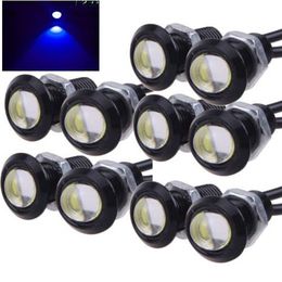 100 stks Eagle Eye LED Diepe Blauw Licht Ultra Dun Dag Running Lights DRL Tail Lights Bulb 12V Fog Tail Backup Light Marker Auto Accessoires