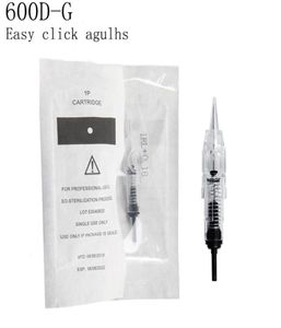 100pcs Cliquez facile Cliquez 600dg Tatoues Aiguilles 1rl 100 pièces Cartouche aiguilles Disposables tatouage stérilisé Aigne de maquillage permanent AIP C9206492