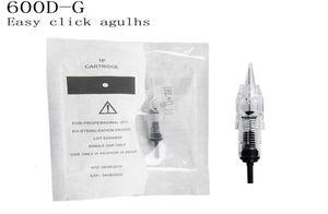 100 pièces Easy Click 600DG aiguilles de tatouage 1RL 100 pièces cartouche aiguilles jetables stérilisées tatouage aiguilles de maquillage Permanent pointe C3097984